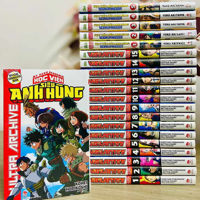 Truyện Tranh Học Viện Siêu Anh Hùng Vigilantes Full 20 Tập + Ngoại Truyện (Chan Book) Truyện Tranh Học Viện Siêu Anh Hùng Vigilantes Full 20 Tập + Ngoại Truyện (Chan Book)