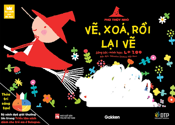 Sách - Dtpbooks - Vẽ, Xóa, Rồi Lại Vẽ - Phù Thủy Nhỏ - Tủ Sách Vui Để Học