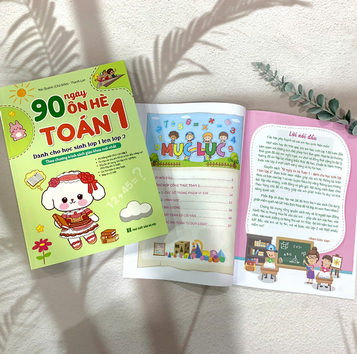 Sách 90 Ngày Ôn Hè Toán 1 (Dành Cho Học Sinh Lớp 1 Lên Lớp 2) Theo Chương Trình Sgk Mới Nhất Sách 90 Ngày Ôn Hè Toán 1 (Dành Cho Học Sinh Lớp 1 Lên Lớp 2) Theo Chương Trình Sgk Mới Nhất