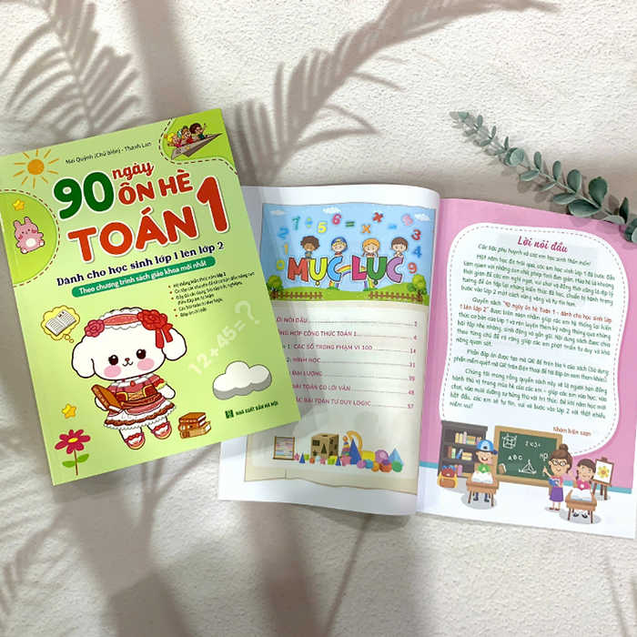 Sách 90 Ngày Ôn Hè Toán 1 (Dành Cho Học Sinh Lớp 1 Lên Lớp 2) Theo Chương Trình Sgk Mới Nhất Sách 90 Ngày Ôn Hè Toán 1 (Dành Cho Học Sinh Lớp 1 Lên Lớp 2) Theo Chương Trình Sgk Mới Nhất