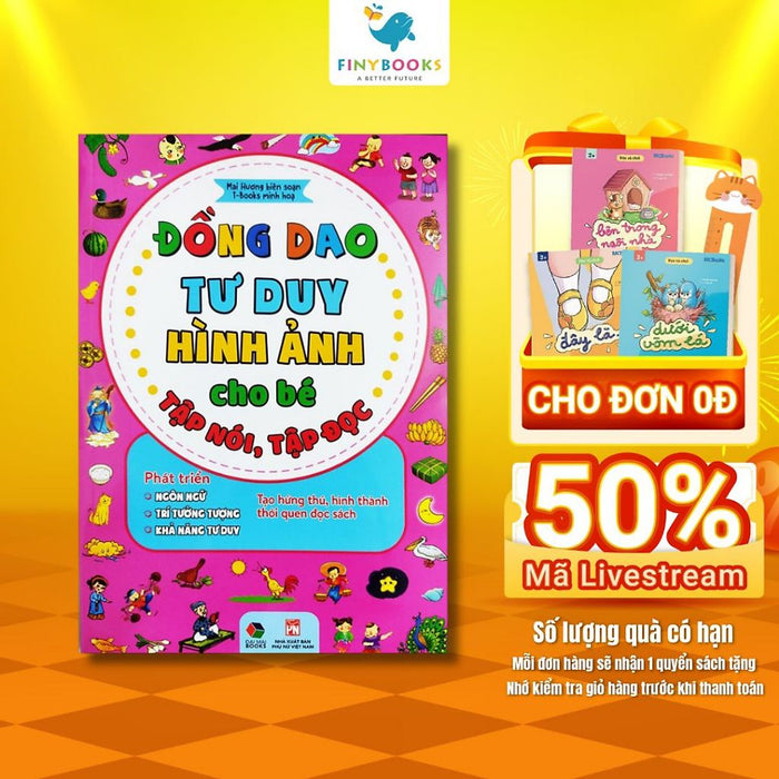 Sách Đồng Dao Tư Duy Hình Ảnh Cho Bé, Tập Đọc Tập Nói Sách Đồng Dao Tư Duy Hình Ảnh Cho Bé, Tập Đọc Tập Nói