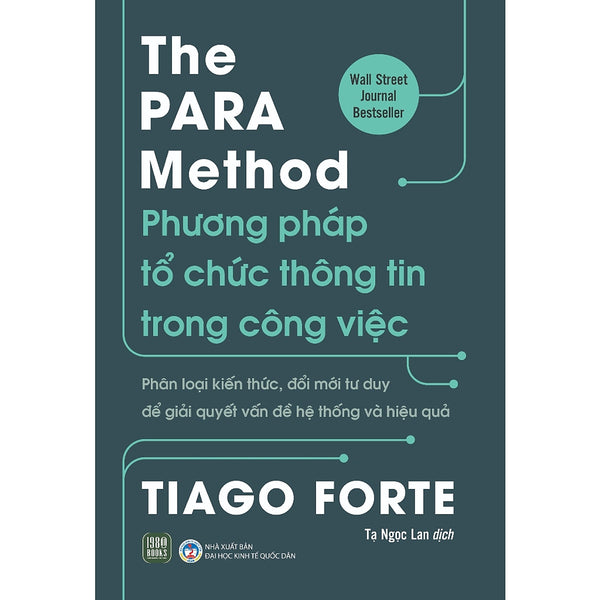 Sách Hay Về Tin Học: The Para Method – Phương Pháp Tổ Chức Thông Tin