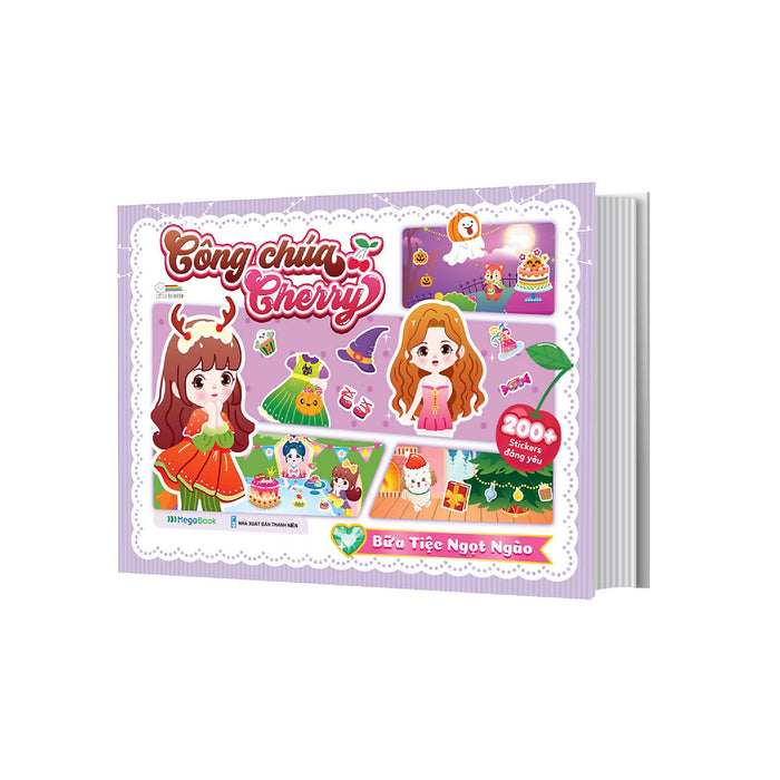 Công Chúa Cherry - Bữa Tiệc Ngọt Ngào - Sách Bóc Dán Sticker Cho Bé Gái Công Chúa Cherry - Bữa Tiệc Ngọt Ngào - Sách Bóc Dán Sticker Cho Bé Gái