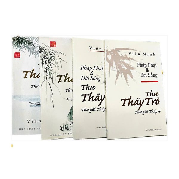 Sách - Thư Thầy Trò ( Bộ 4 Cuốn) - Bìa Mềm