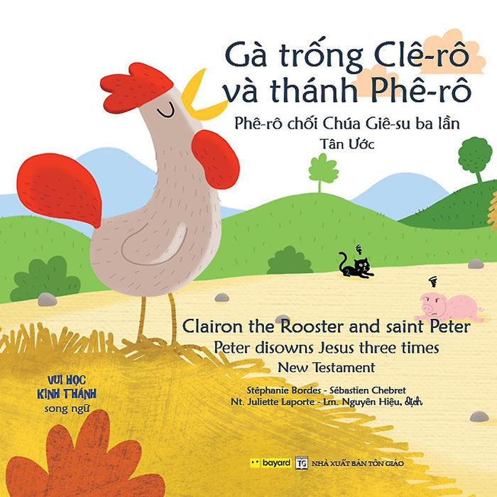 Sách - Gà Trống Clêrô Và Thánh Phêrô - Truyện Tranh Kinh Thánh Song Ngữ Việt Anh - Bayard Việt Nam Sách - Gà Trống Clêrô Và Thánh Phêrô - Truyện Tranh Kinh Thánh Song Ngữ Việt Anh - Bayard Việt Nam