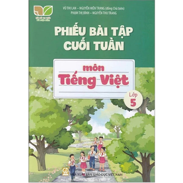 Sách - Phiếu Bài Tập Cuối Tuần Môn Tiếng Việt Lớp 5 - Kết Nối Tri Thức - Gd