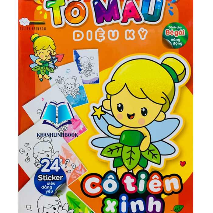 Sách - Tô Màu Diệu Kỳ - Cô Tiên Xinh (Mg) Sách - Tô Màu Diệu Kỳ - Cô Tiên Xinh (Mg)