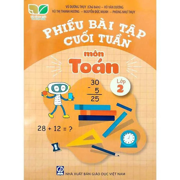 Sách - Phiếu Bài Tập Cuối Tuần Môn Toán Lớp 2 - Kết Nối Tri Thức - Gd