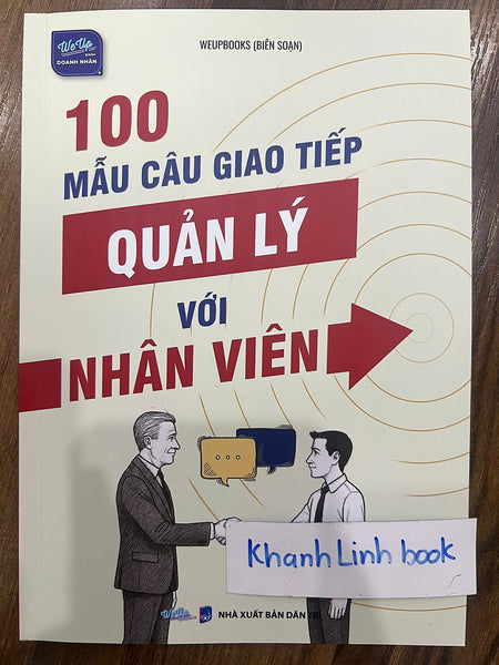 Sách - 100 Mẫu Câu Giao Tiếp Quản Lý Với Nhân Viên (Wu)