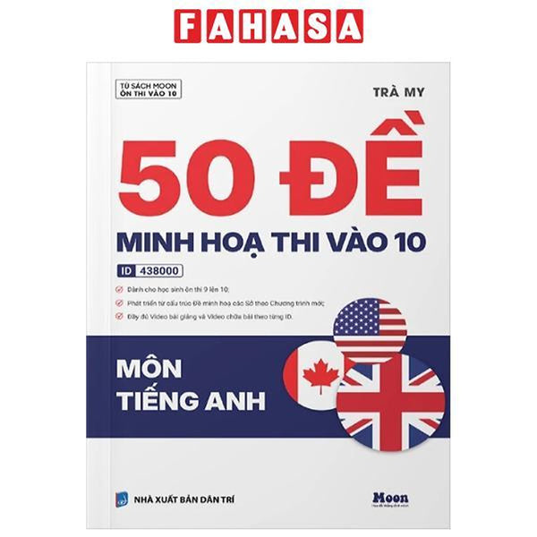 Sách - 50 Đề Minh Họa Thi Vào 10 - Môn Tiếng Anh
