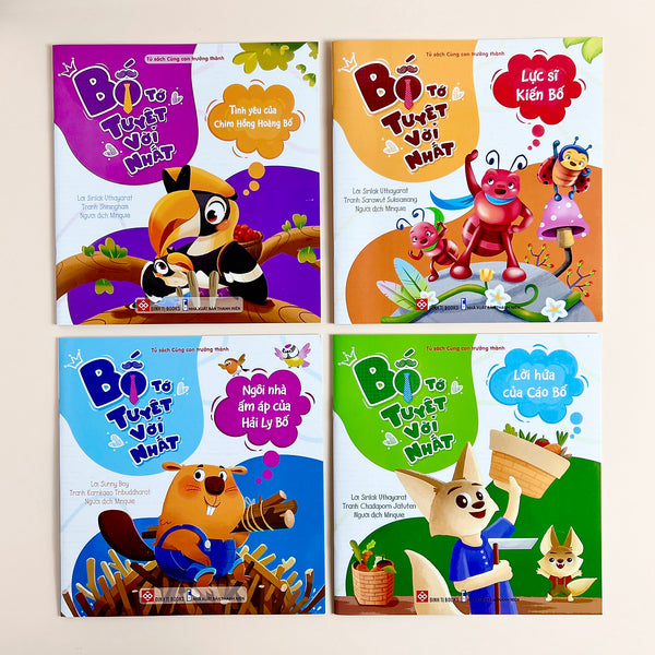Sách - Bộ Bố Tớ Tuyệt Vời Nhất (4 Cuốn) - Bìa Mềm