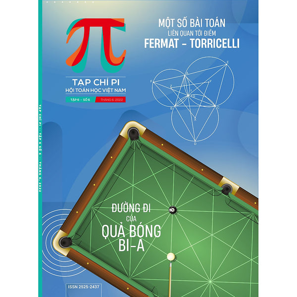 Tạp chí Pi - Hội Toán Việt Nam/Trọn bộ 10 cuốn - 12 số năm 2022