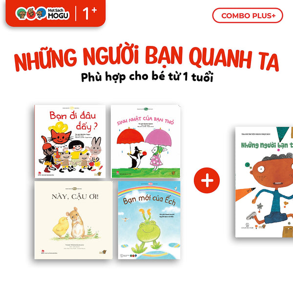 Truyện Ehon Bé 1-2-3 Tuổi - Bộ 5 Cuốn Những Người Bạn Quanh Ta