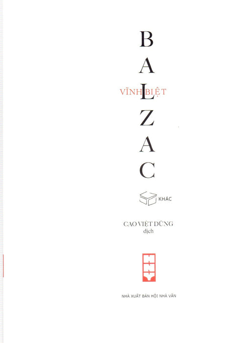 Balzac - Vĩnh Biệt Balzac - Vĩnh Biệt