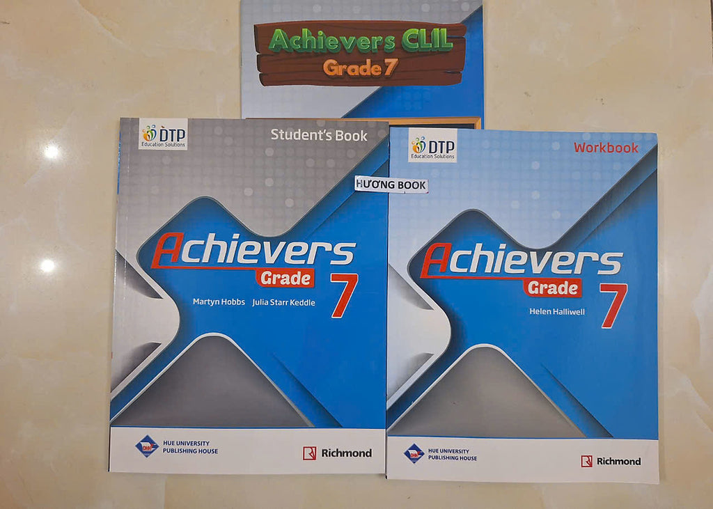 Sách - Dtpbooks - Achievers Grade 7 Student'S Book With Clil Book ...