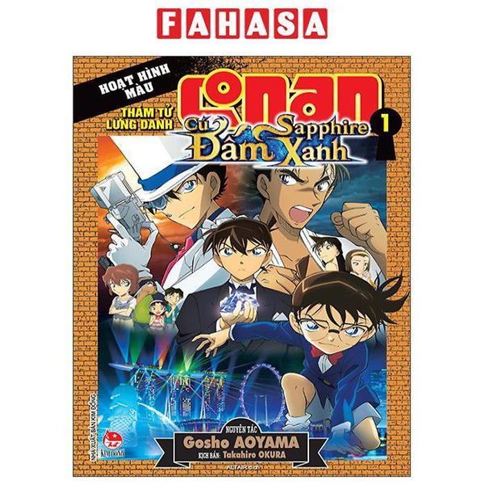 Sách - Thám Tử Lừng Danh Conan - Hoạt Hình Màu - Cú Đấm Sapphire Xanh - Tập 1 Sách - Thám Tử Lừng Danh Conan - Hoạt Hình Màu - Cú Đấm Sapphire Xanh - Tập 1