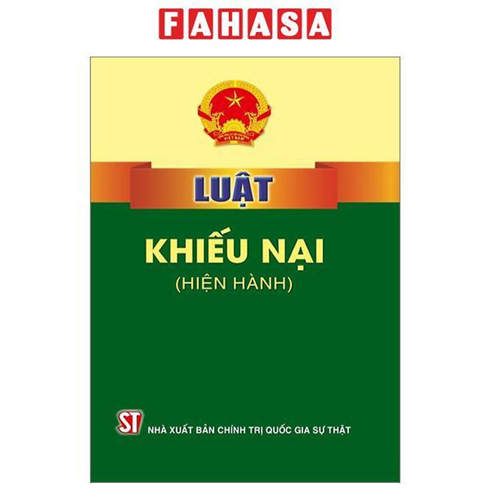 Luật Khiếu Nại (Hiện Hành) Luật Khiếu Nại (Hiện Hành)