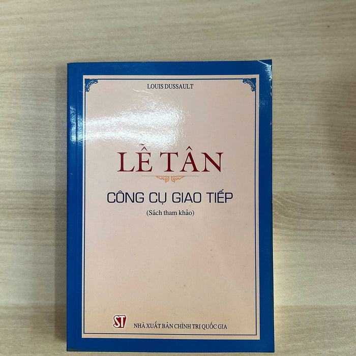 Sách - Lễ Tân - Công Cụ Giao Tiếp Sách - Lễ Tân - Công Cụ Giao Tiếp