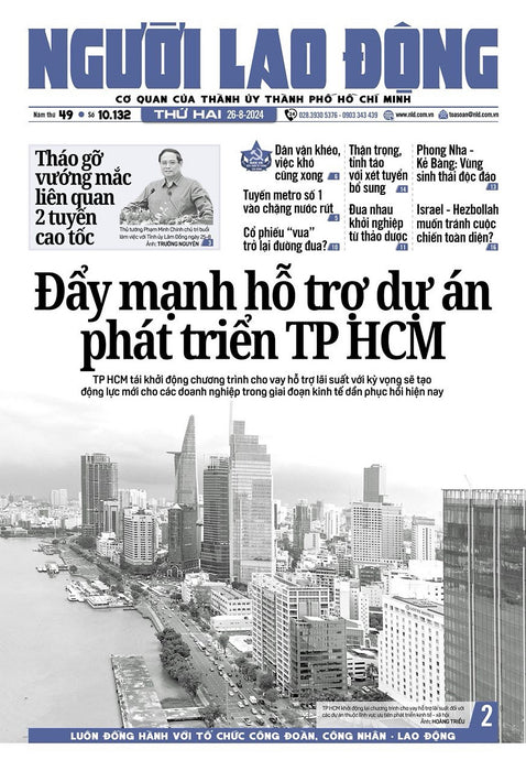 Nhật Báo Người Lao Động Từ Ngày 26-8-2024 Đến 01-9-2024 Nhật Báo Người Lao Động Từ Ngày 26-8-2024 Đến 01-9-2024
