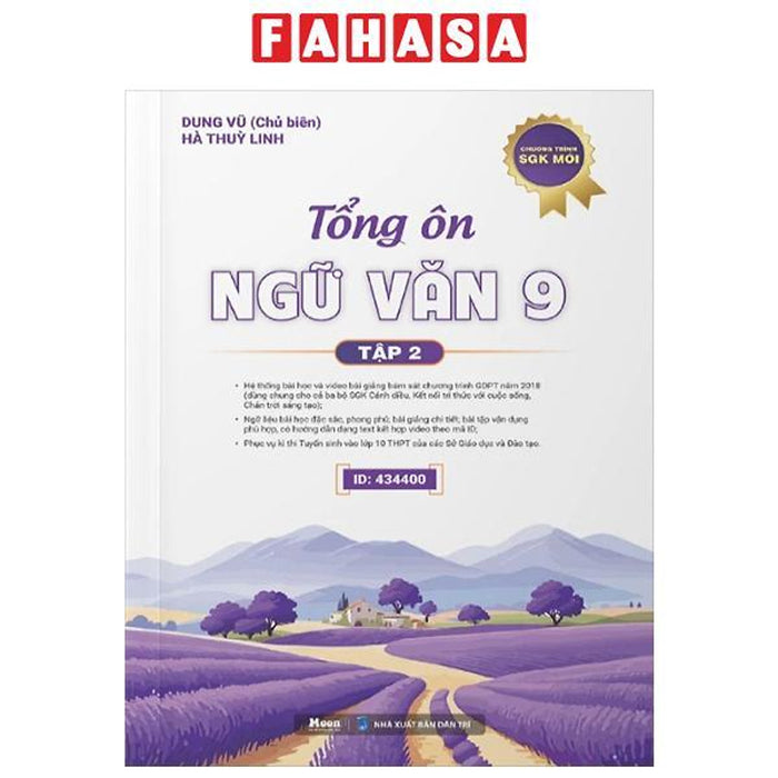 Sách - Tổng Ôn Ngữ Văn 9 - Tập 2 Sách - Tổng Ôn Ngữ Văn 9 - Tập 2