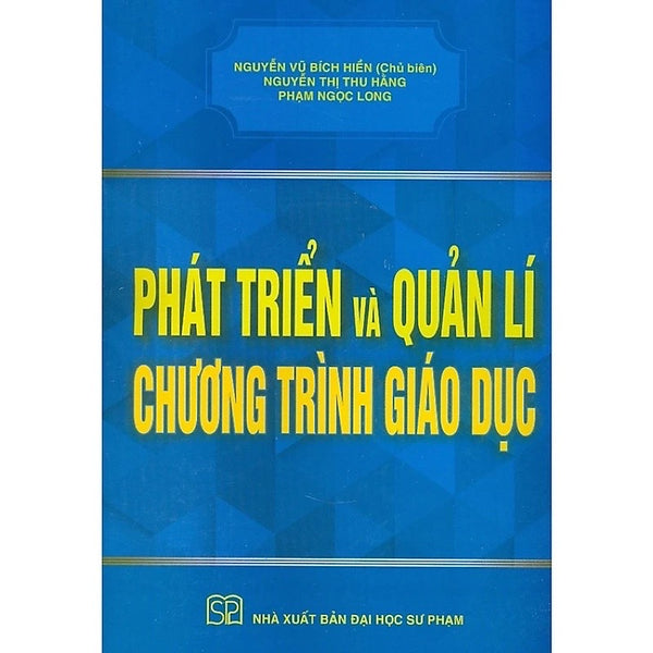 Sách - Phát Triển Và Quản Lí Chương Trình Giáo Dục