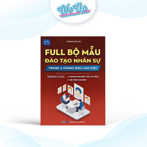 Sách - Full Bộ Mẫu Đào Tạo Nhân Sự Trong 4 Tháng Đầu Làm Việc