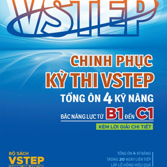 Vstep - Chinh Phục Kỳ Thi Vstep - Tổng Ôn 4 Kỹ Năng Bậc Năng Lực Từ B1 Đến C1 - Mega Vstep - Chinh Phục Kỳ Thi Vstep - Tổng Ôn 4 Kỹ Năng Bậc Năng Lực Từ B1 Đến C1 - Mega