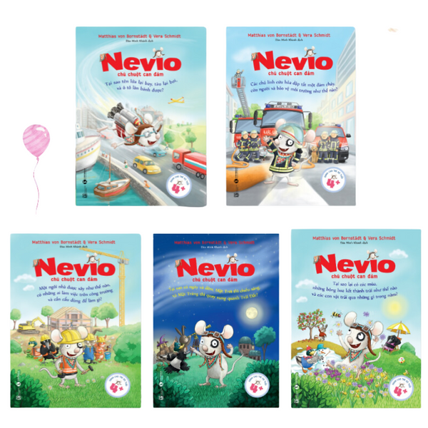 Bộ 5 Cuốn Nevio Chú Chuột Dũng Cảm