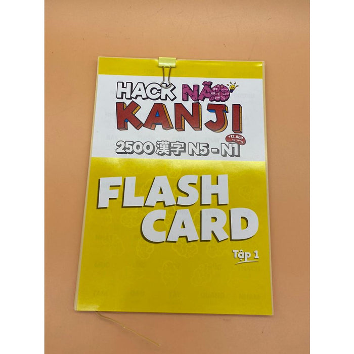Flashcard Hack Não Kanji Tập 1 Flashcard Hack Não Kanji Tập 1