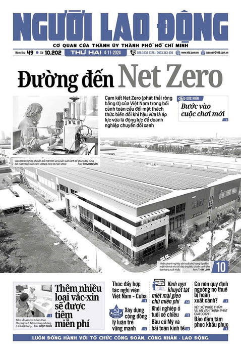 Nhật Báo Người Lao Động Từ Ngày 04-11-2024 Đến 10-11-2024 Nhật Báo Người Lao Động Từ Ngày 04-11-2024 Đến 10-11-2024