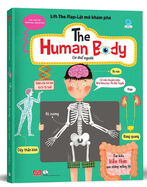 Sách Lift The Flap - Lật Mở Khám Phá - Cơ Thể Người Dành Cho Trẻ Em Từ 5-12 Tuổi