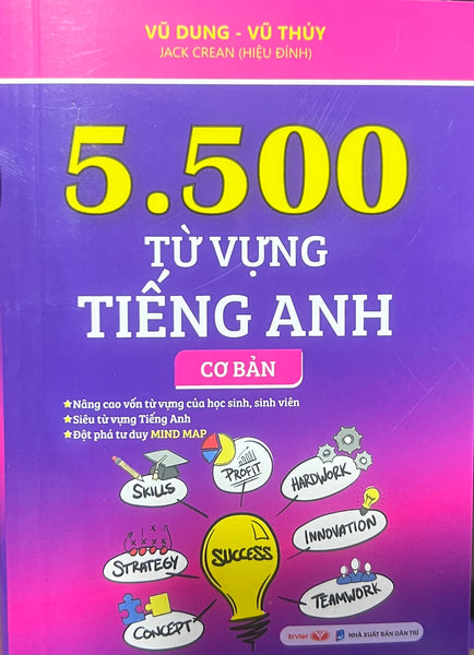 Sách - 5.500 Từ Vựng Tiếng Anh ( Cơ Bản )