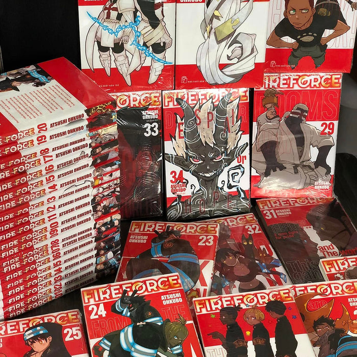 Truyện Tranh Fire Force Full 34 Tập + Tặng Kèm Lịch Phát Hành (Chang Book) Truyện Tranh Fire Force Full 34 Tập + Tặng Kèm Lịch Phát Hành (Chang Book)