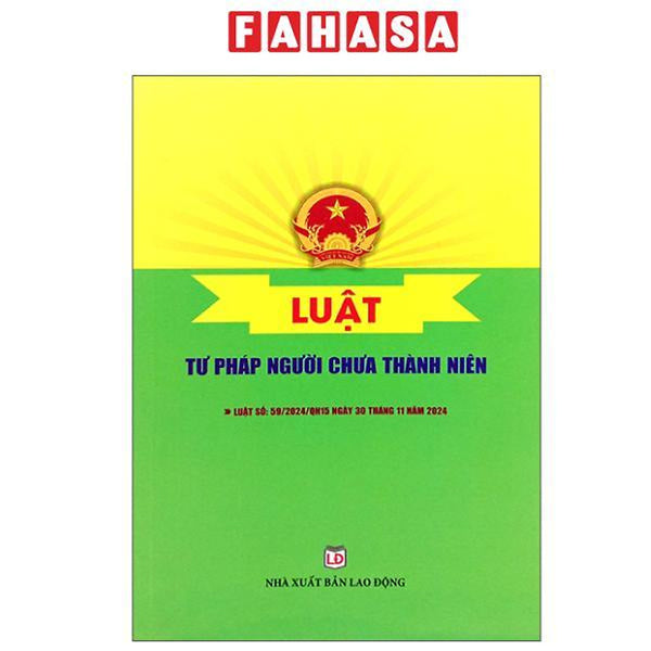 Sách - Luật Tư Pháp Người Chưa Thành Niên
