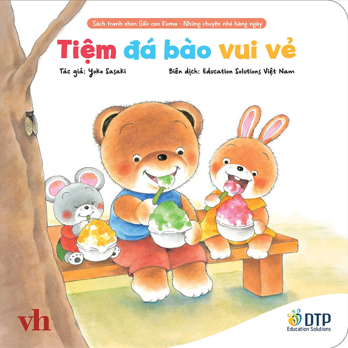 Tiệm Đá Bào Vui Vẻ - Sách Tranh Ehon Gấu Con Kuma - Những Chuyện Nhỏ Hàng Ngày Tiệm Đá Bào Vui Vẻ - Sách Tranh Ehon Gấu Con Kuma - Những Chuyện Nhỏ Hàng Ngày