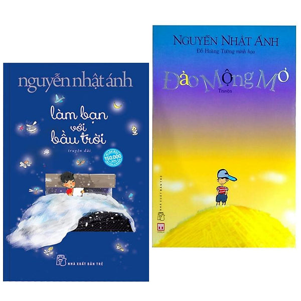 Combo Sách Nguyễn Nhật Ánh : Làm Bạn Với Bầu Trời + Đảo Mộng Mơ ( Tặng Kèm Bookmark Happy Life )
