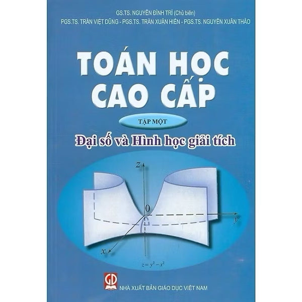 Sách - Toán Học Cao Cấp Tập Một ( Đại Số Và Hình Học Giải Tích )