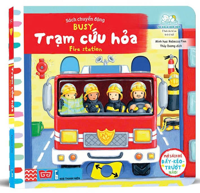 Sách Chuyển Động - Busy - Fire Station - Trạm Cứu Hỏa Sách Chuyển Động - Busy - Fire Station - Trạm Cứu Hỏa