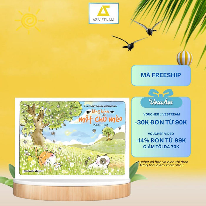 Sách Tô Màu - Qua Lăng Kính Của Một Chú Mèo - Az Việt Nam Sách Tô Màu - Qua Lăng Kính Của Một Chú Mèo - Az Việt Nam