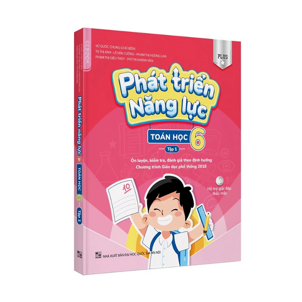 Phát Triển Năng Lực Toán Học 6 - Tập 1 (Plus) - Nhiều Tác Giả - Nhà Xuất Bản Đại Học Quốc Gia Hà Nội - Winbooks