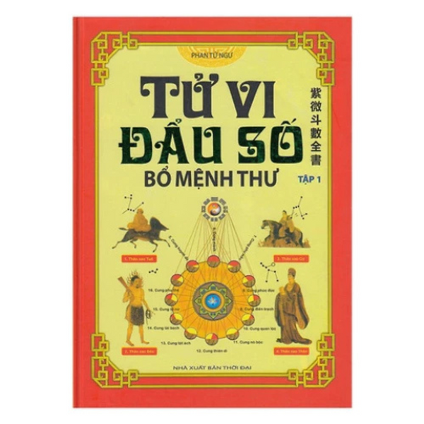 Sách - Tử Vi Đẩu Số -Bổ Mệnh Thư T1 - Phan Tử Ngư  - Nxb Thời Đại - Minh Lâm