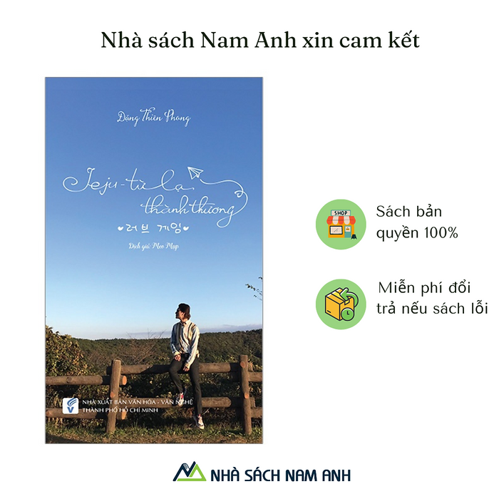 Sách Jeju Từ Lạ Thành Thương - Tác Giả Đặng Thiên Phong Sách Jeju Từ Lạ Thành Thương - Tác Giả Đặng Thiên Phong