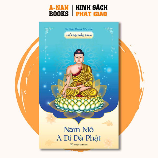 Sách - Vở Chép Hồng Danh Phật, Sổ Chép A Di Đà Phật In Chữ Mờ Loại Cao Cấp Dày Dặn (Tặng Bút)- Tô Tâm Quang Biên Soạn