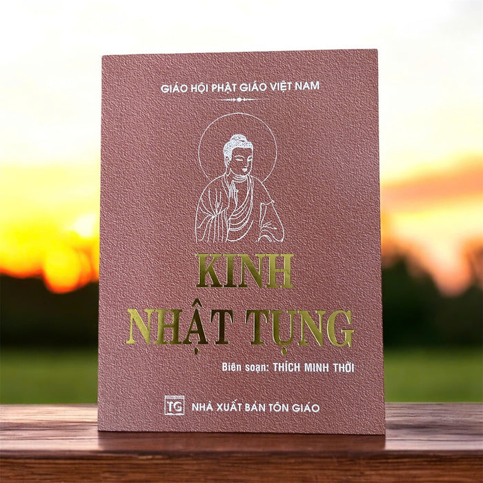 Kinh Nhật Tụng Bìa Giấy Ép Nhũ Vàng (Khổ 11.5 X 15.5 Cm) Kinh Nhật Tụng Bìa Giấy Ép Nhũ Vàng (Khổ 11.5 X 15.5 Cm)