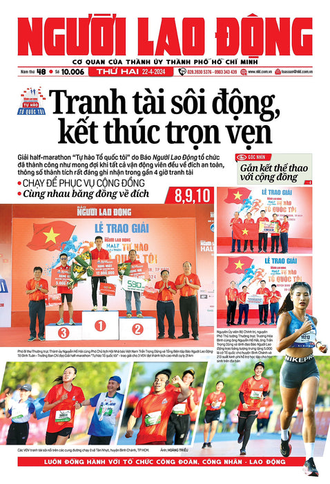 Nhật Báo Người Lao Động Từ Ngày 22-04-2024 Đến 28-04-2024 Nhật Báo Người Lao Động Từ Ngày 22-04-2024 Đến 28-04-2024