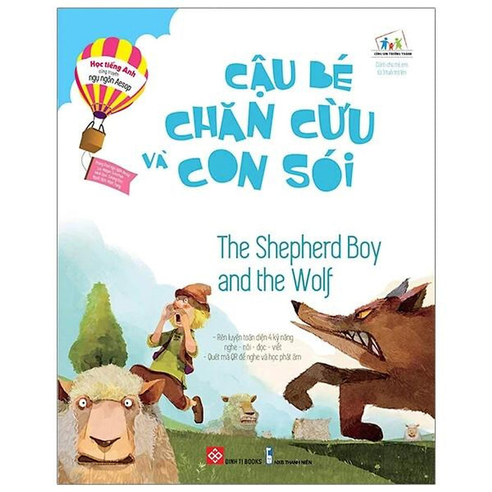 Sách Học Tiếng Anh Qua Truyện Ngụ Ngôn - Cậu Bé Chăn Cừu Sách Học Tiếng Anh Qua Truyện Ngụ Ngôn - Cậu Bé Chăn Cừu