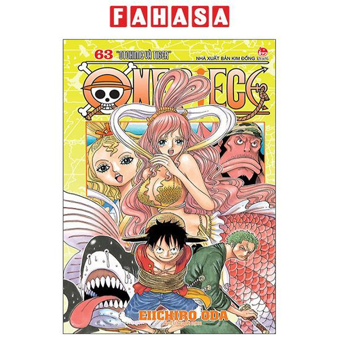 Sách - One Piece - Tập 63 - Otohime Và Tiger (Tái Bản 2025) Sách - One Piece - Tập 63 - Otohime Và Tiger (Tái Bản 2025)