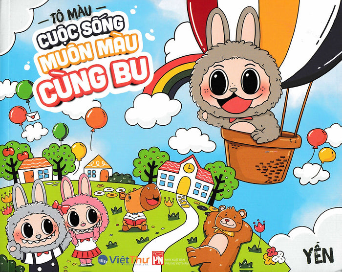 Sách Tô Màu Chữa Lành - Tô Màu Cuộc Sống Muôn Màu Cùng Bu - Vt Sách Tô Màu Chữa Lành - Tô Màu Cuộc Sống Muôn Màu Cùng Bu - Vt