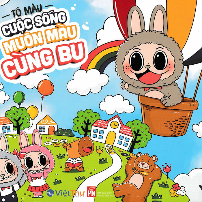 Sách Tô Màu Chữa Lành - Tô Màu Cuộc Sống Muôn Màu Cùng Bu - Vt Sách Tô Màu Chữa Lành - Tô Màu Cuộc Sống Muôn Màu Cùng Bu - Vt