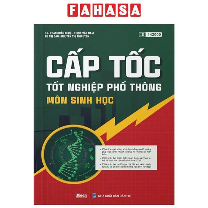 Sách - Cấp Tốc Tốt Nghiệp Phổ Thông - Môn Sinh Học Sách - Cấp Tốc Tốt Nghiệp Phổ Thông - Môn Sinh Học